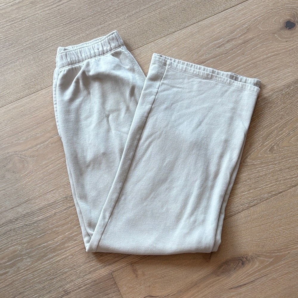 Hollister Beige Wide Leg Pants